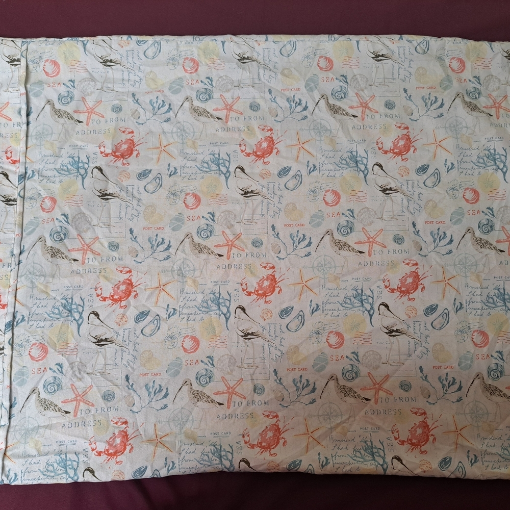 Beach Theme Standard Size Pillowcase